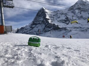 first selfie with the Eiger