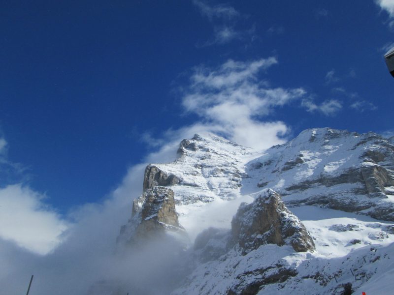 Eiger West Flank And Mist Picture